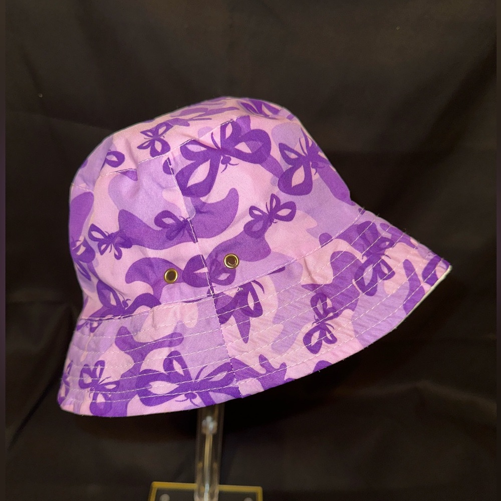 Purple Butterfly Bucket Hat